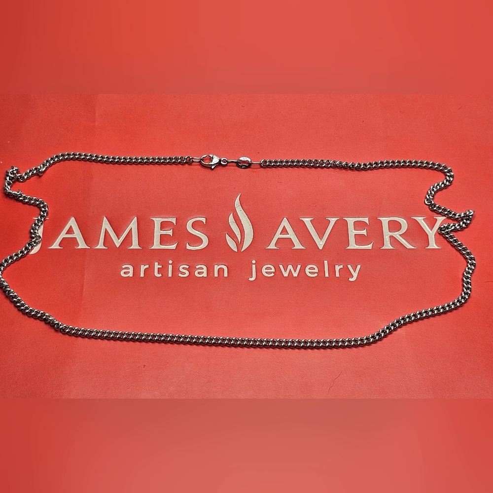 James Avery Sterling chain. Stamped on the clasp. Medium/heavy weight